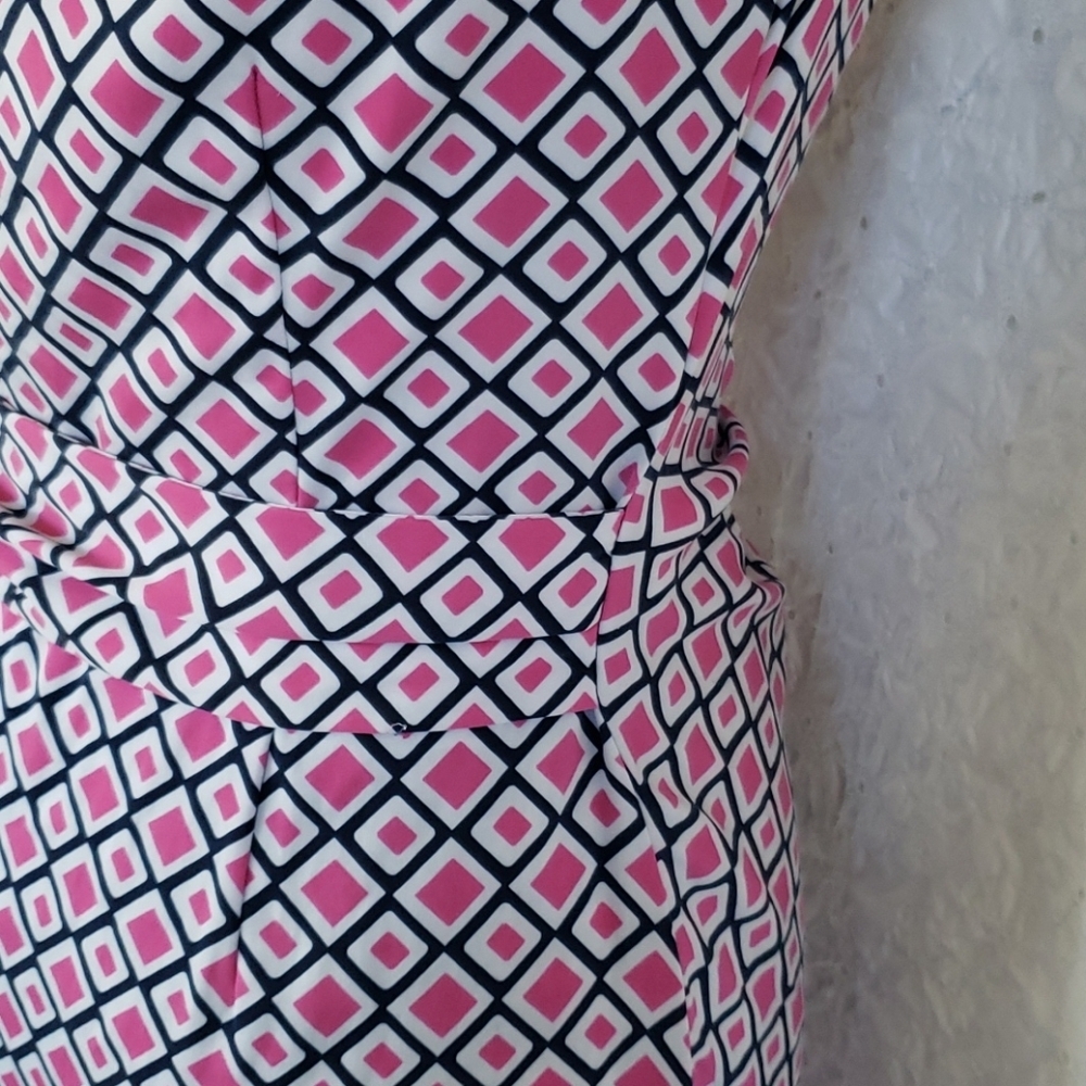 DVF faux wrap sleeveless dress size 0 - Picture 7 of 9